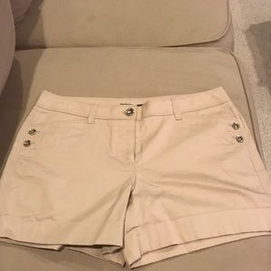 White House Black Market khaki shorts